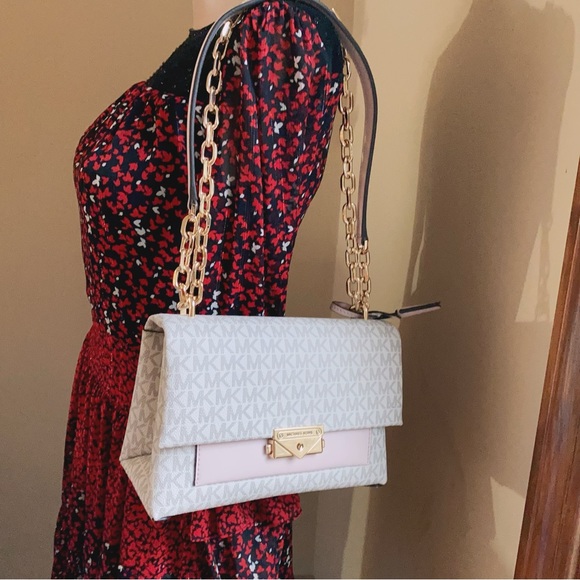 Michael Kors Cece Medium Shoulder Bag - Picture 9 of 10